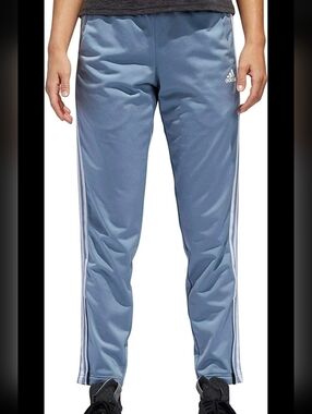 Adidas Women's Essentials Performance Tapered Track Pants, Color Blue Gray S